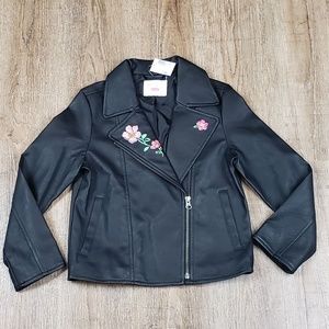 NWT Children’s Place Faux Leather Moto Jacket